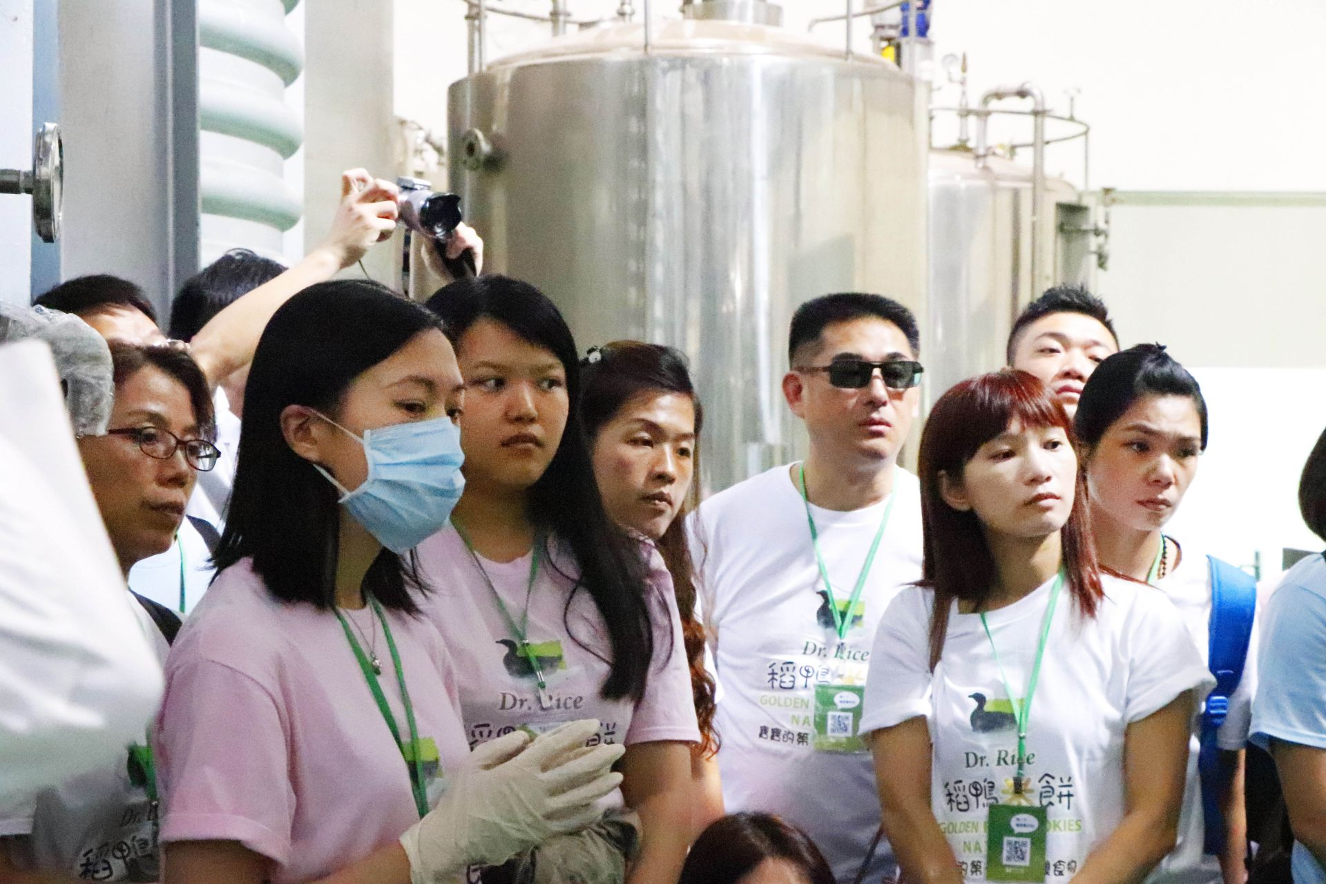 海力捷美好人生團隊代表準備進行體驗帶皮酵素取樣