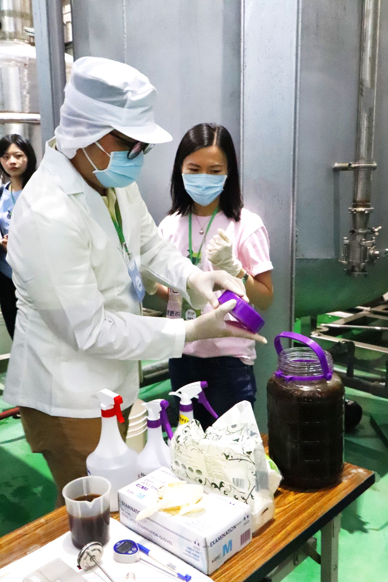 海力捷美好人生團隊代表已經完成取樣